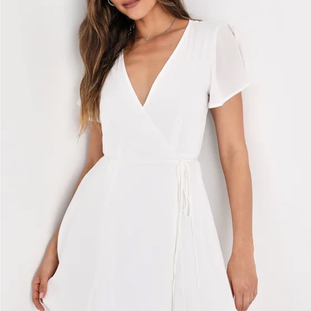NWT lulus white dress